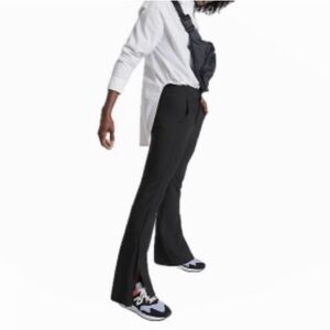 ATHLETA Black Flared Pants Stellar Flare Trouser Women’s Size 8